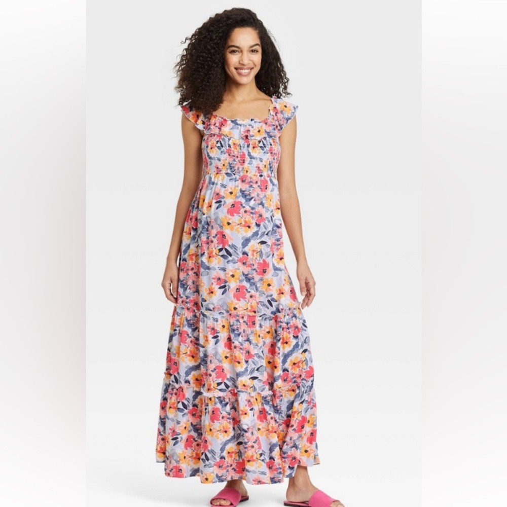 Ingrid & Isabel Floral Maxi Dress - Multicolor